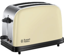 RUSSELL HOBBS Colours Plus 23334 2-Slice Toaster - Cream